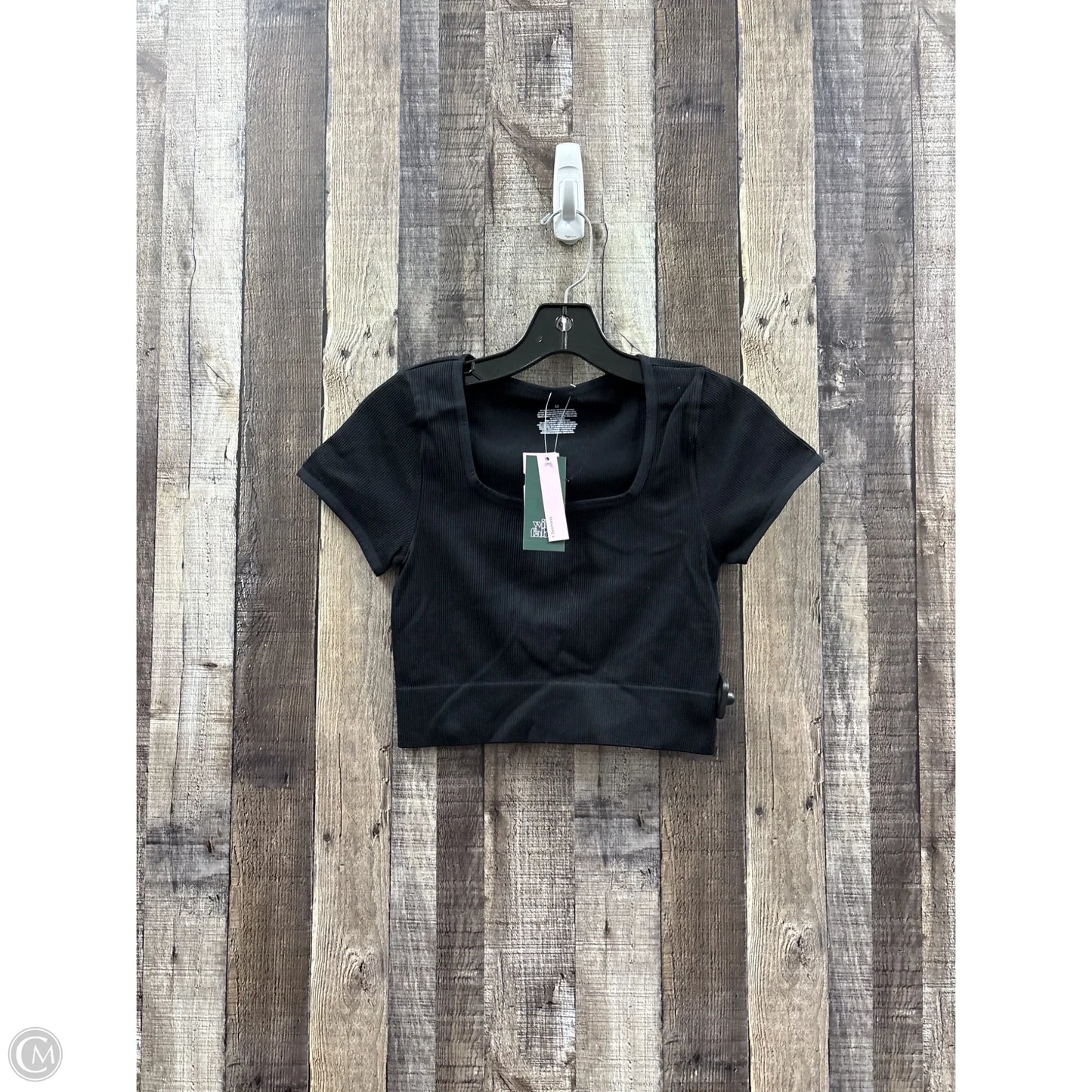 Top Short Sleeve By Wild Fable In Black, Size: M