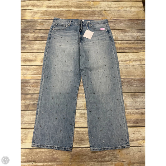 Jeans Straight By Pistola In Blue Denim, Size: 14