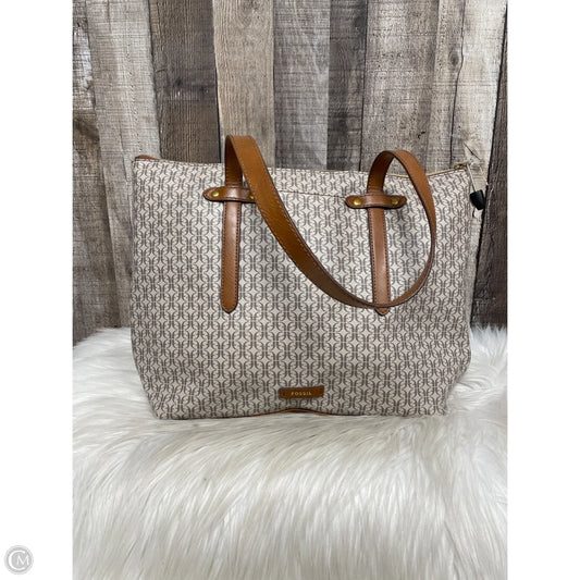 Handbag By Fossil, Size: Large