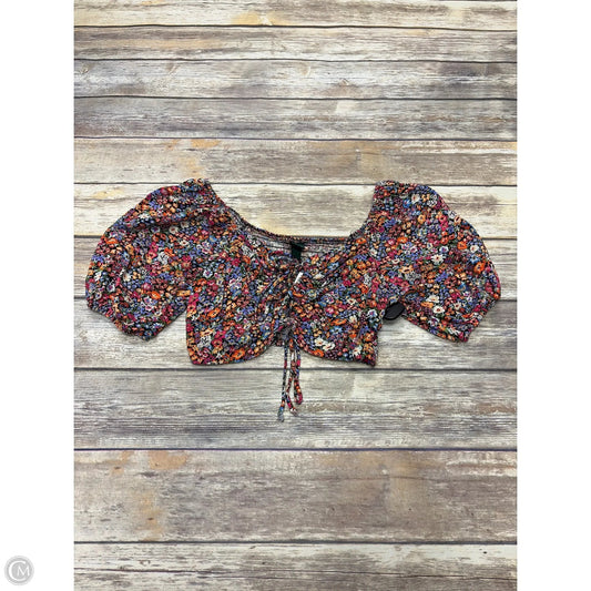 Top Short Sleeve By Wild Fable In Multi-colored, Size: M