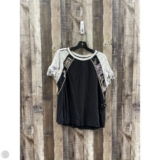 Top Short Sleeve By Free People In Multi-colored, Size: M