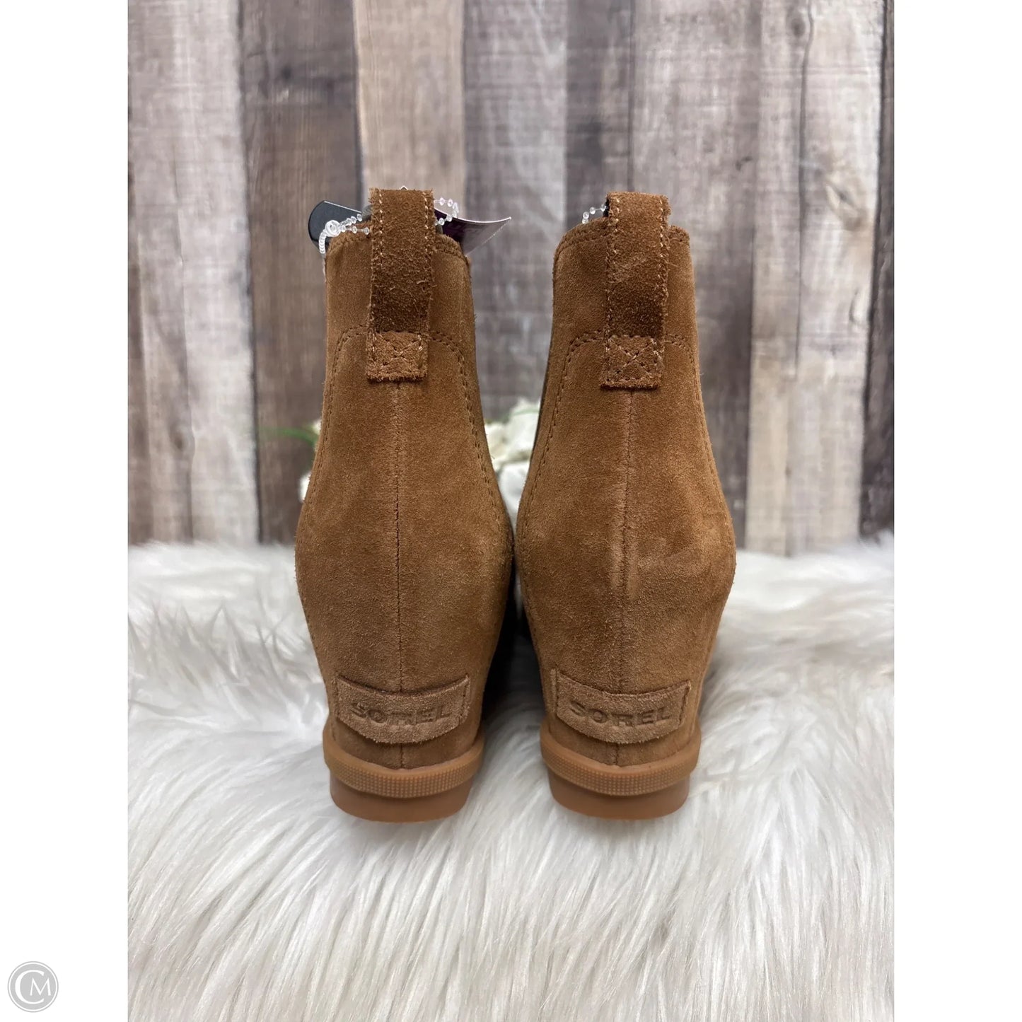 Boots Ankle Flats By Sorel In Brown, Size: 9.5