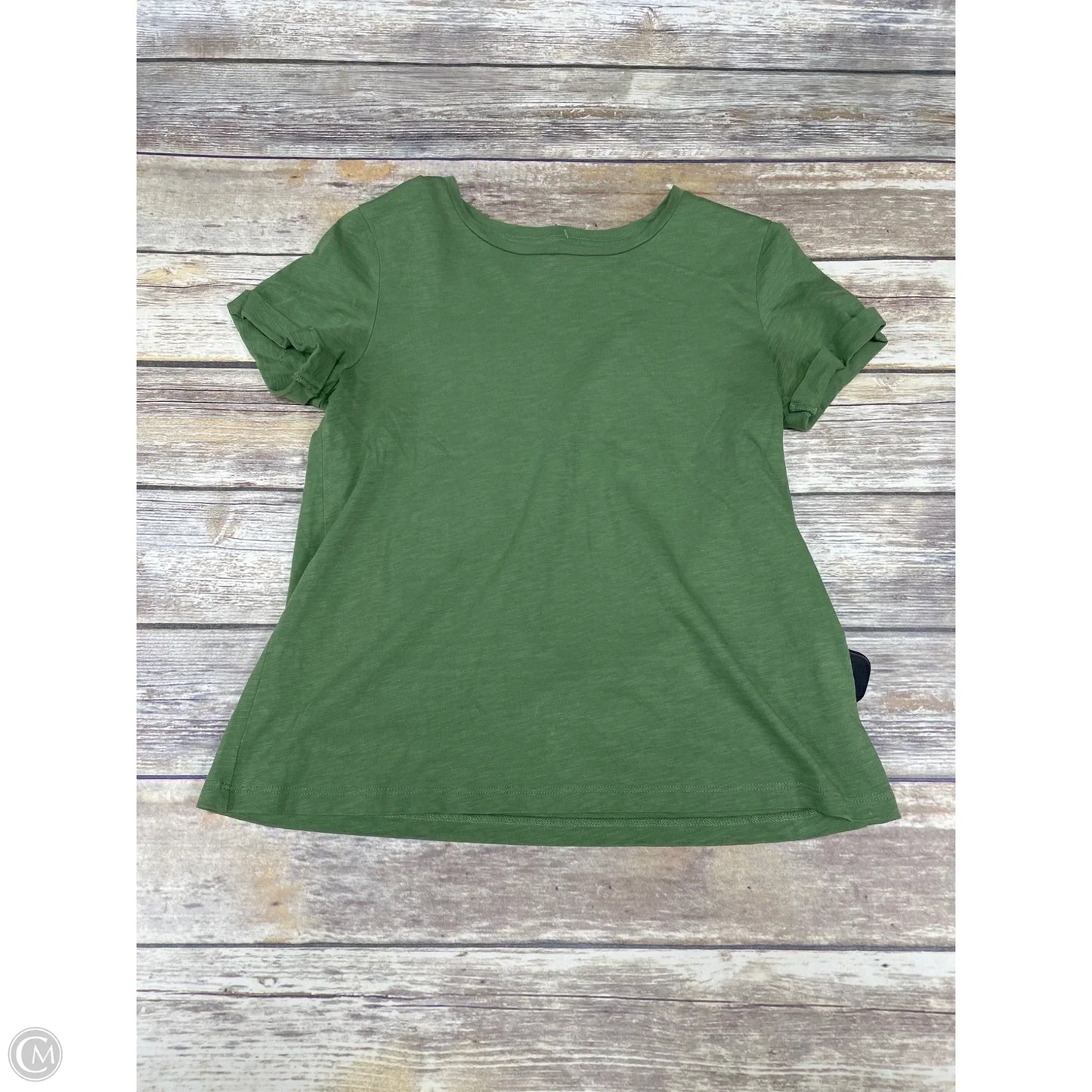 Top Short Sleeve By Max Studio In Green, Size: S