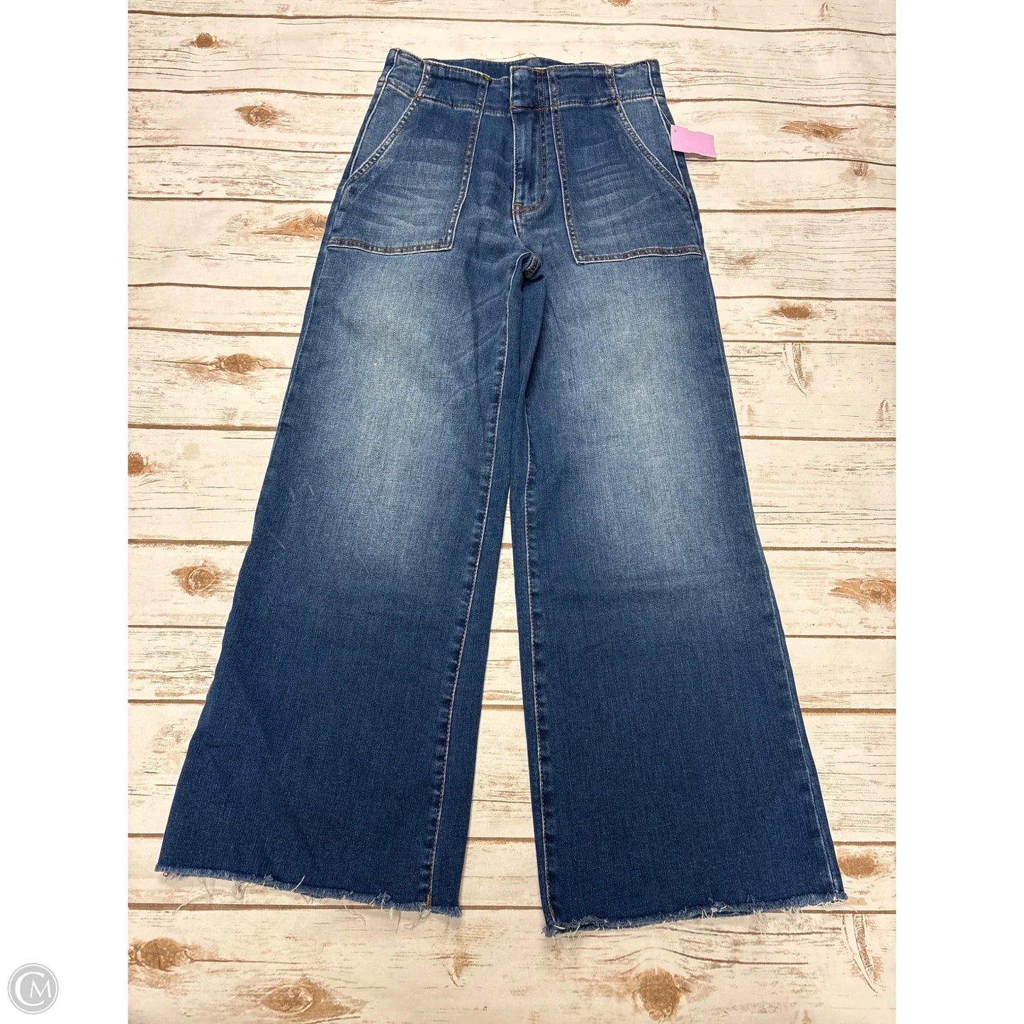 Jeans Cropped By Kut In Blue Denim, Size: Xxs