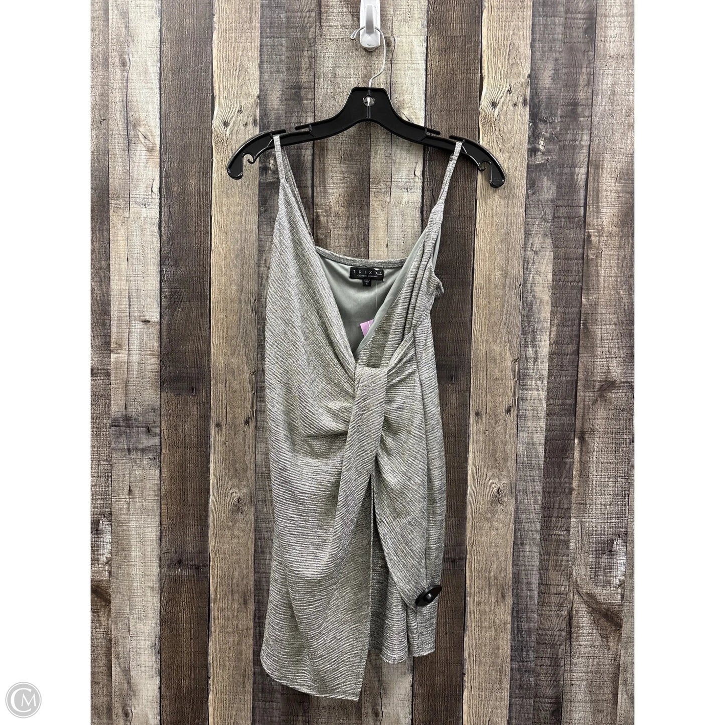 Dress Casual Midi By Trixxi In Silver, Size: S