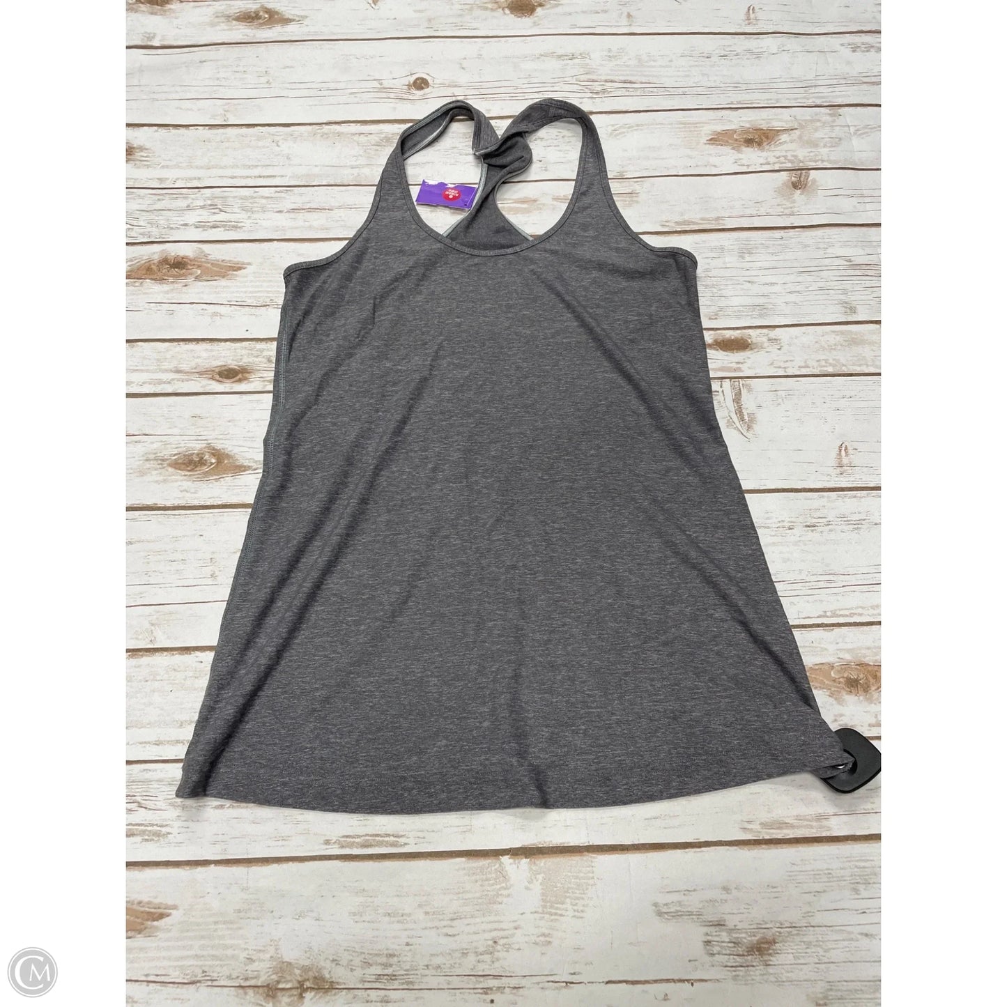 Athletic Tank Top By Lululemon In Grey, Size: Xl