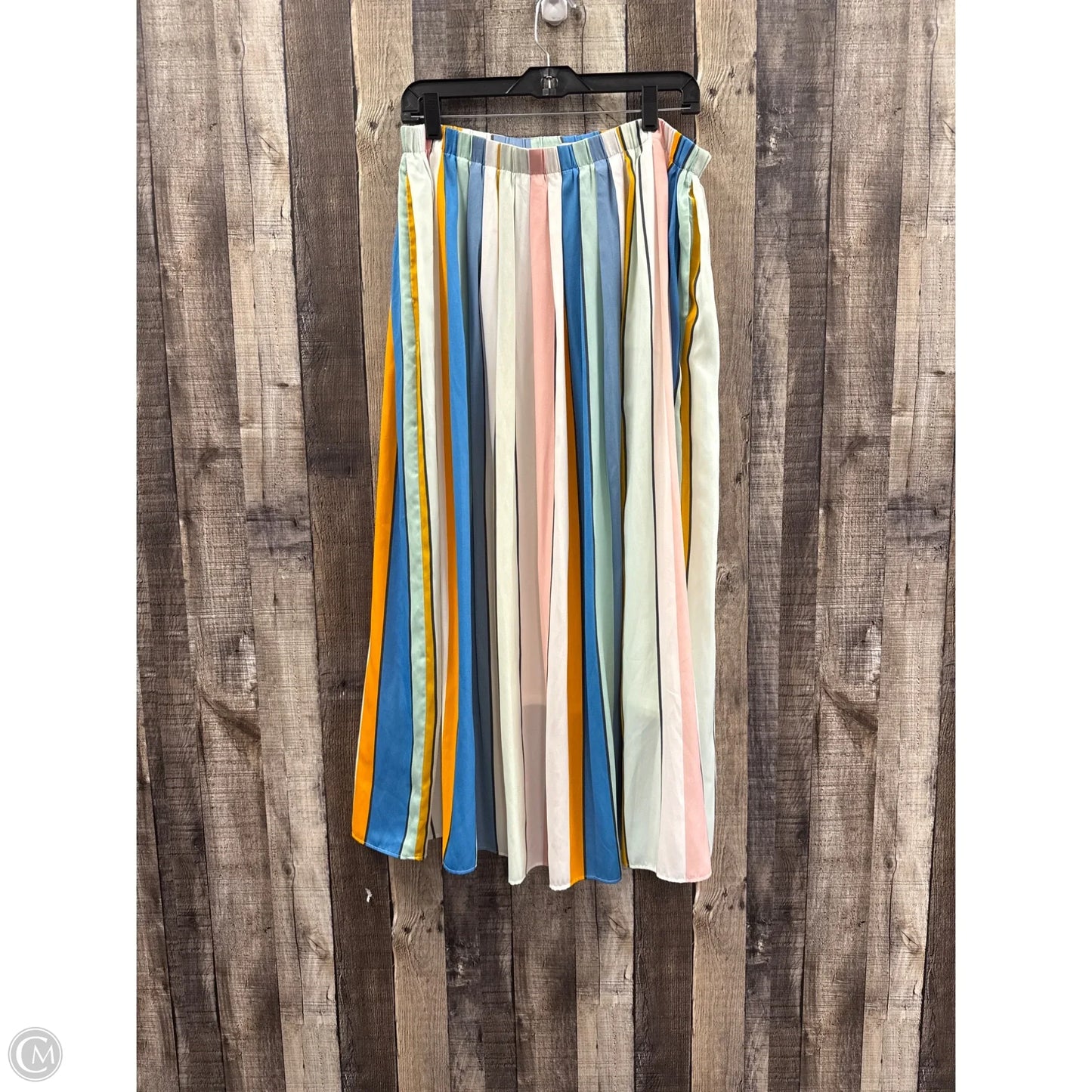 Skirt Maxi By Loft In Multi-colored, Size: L