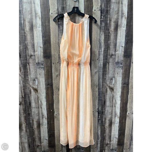 Dress Casual Maxi By Chicos In Orange, Size: 0