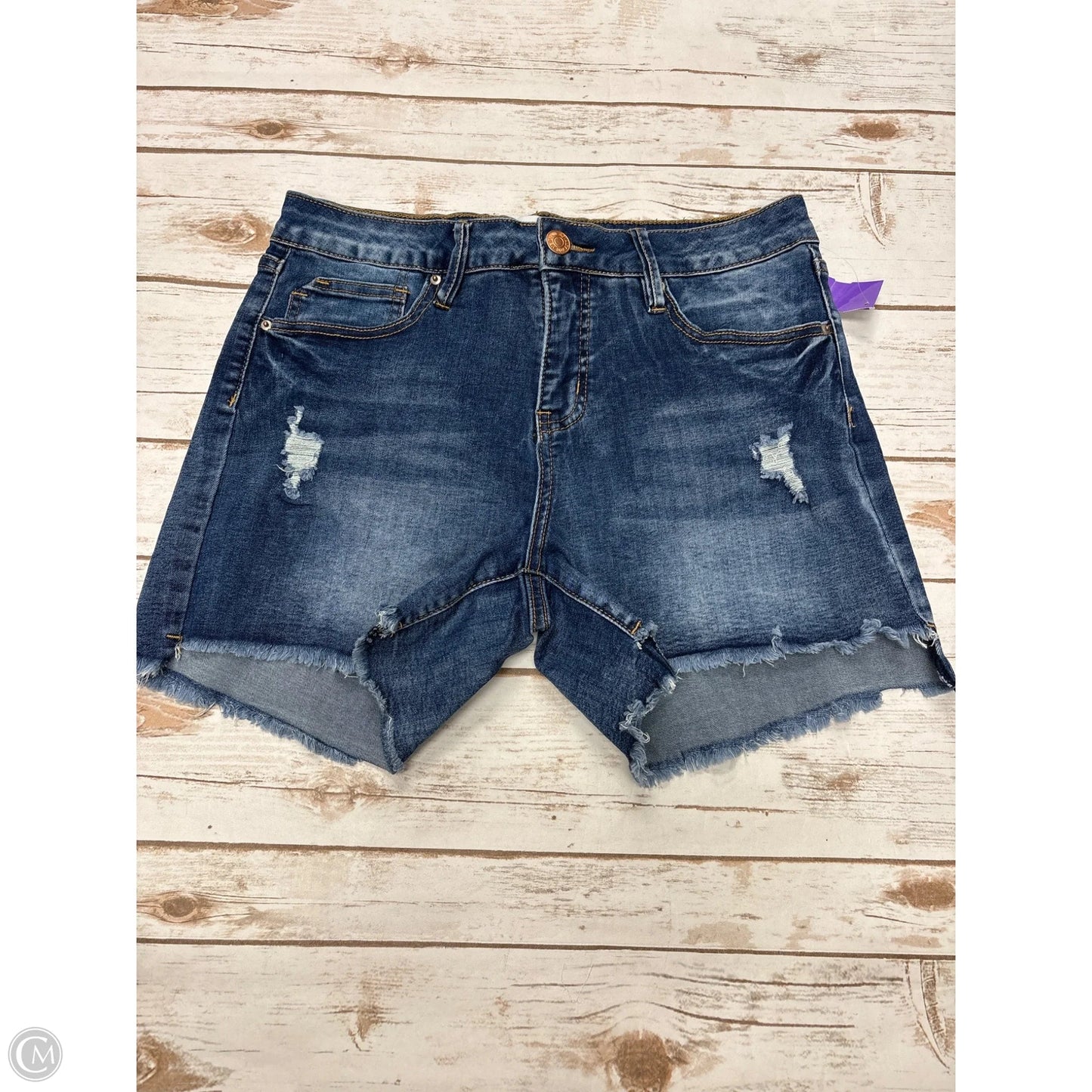Shorts By Royalty In Blue Denim, Size: M