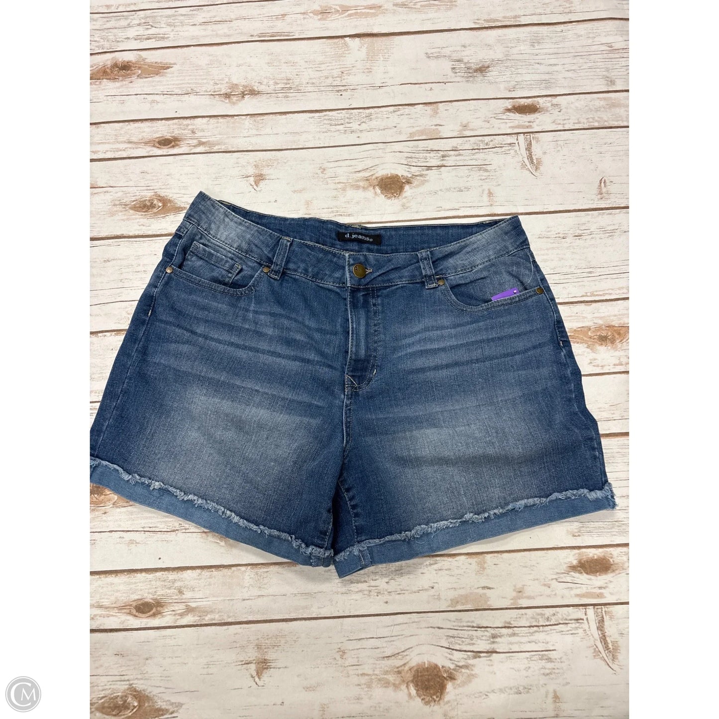 Shorts By D Jeans In Blue Denim, Size: 10