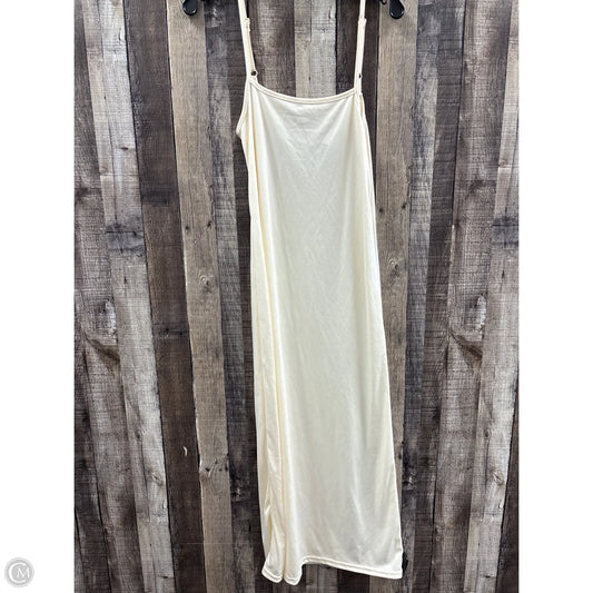Dress Casual Maxi By Petal & Pup In Cream, Size: M