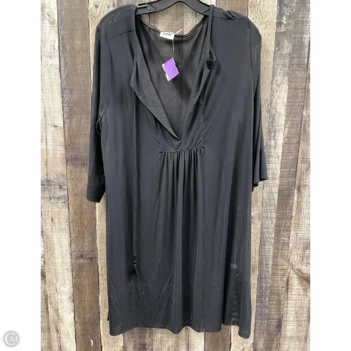 Swimwear Cover-up By Cme In Black, Size: L