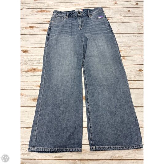 Jeans Wide Leg By Cabi In Blue Denim, Size: 6