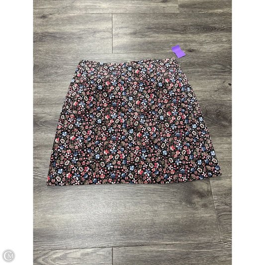 Skirt Midi By Loft In Floral Print, Size: S