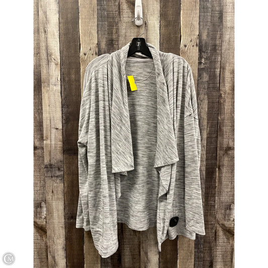Cardigan By Christopher And Banks In Grey, Size: Xl