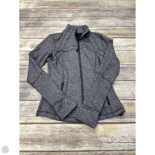 Athletic Jacket By Lululemon In Grey, Size: S
