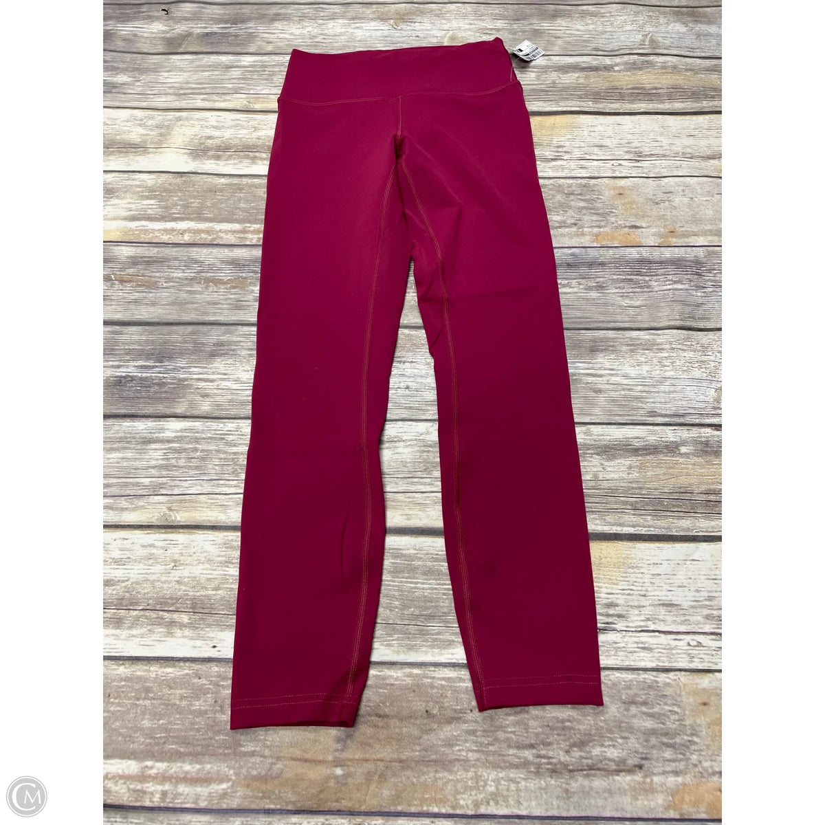 Athletic Leggings By Lululemon In Maroon, Size: 6