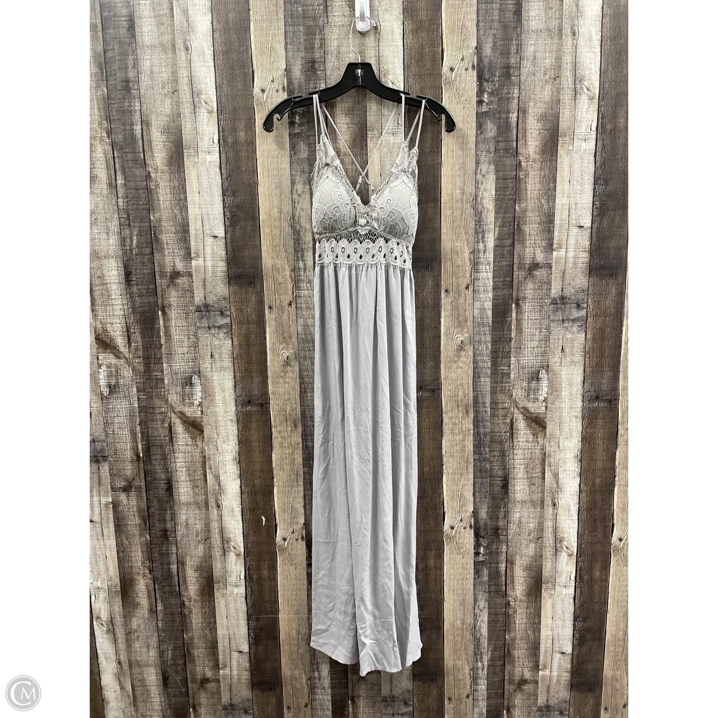 Dress Casual Maxi By Pink Lily In Grey, Size: S