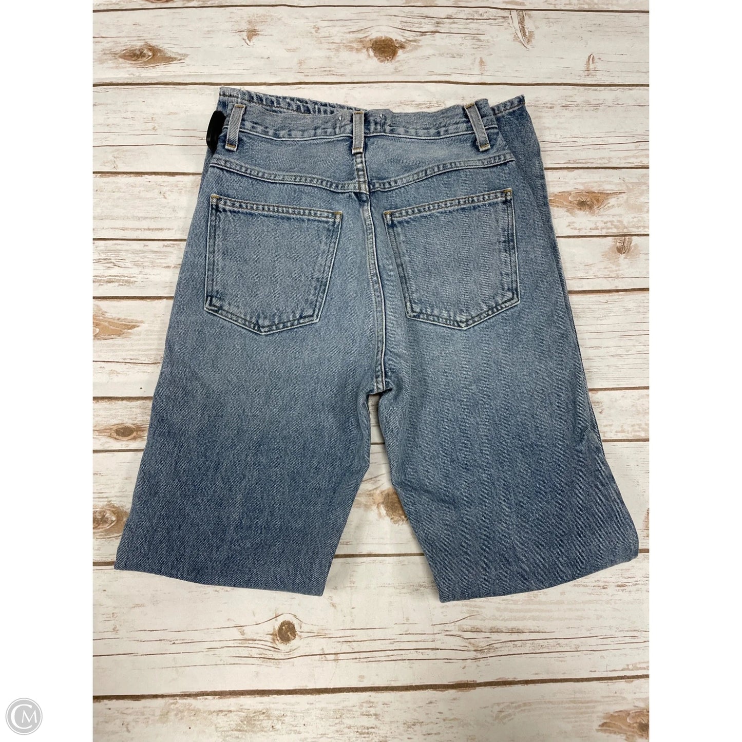 Jeans Boot Cut By Agolde In Blue Denim, Size: 0