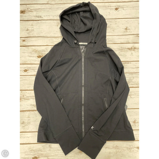 Athletic Jacket By Calvin Klein In Black, Size: Xl