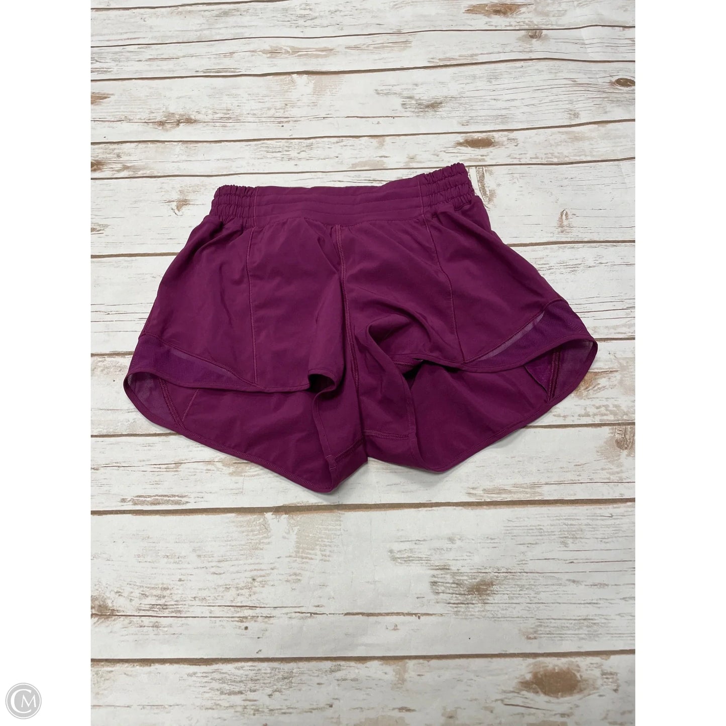 Athletic Shorts By Lululemon In Purple, Size: 4