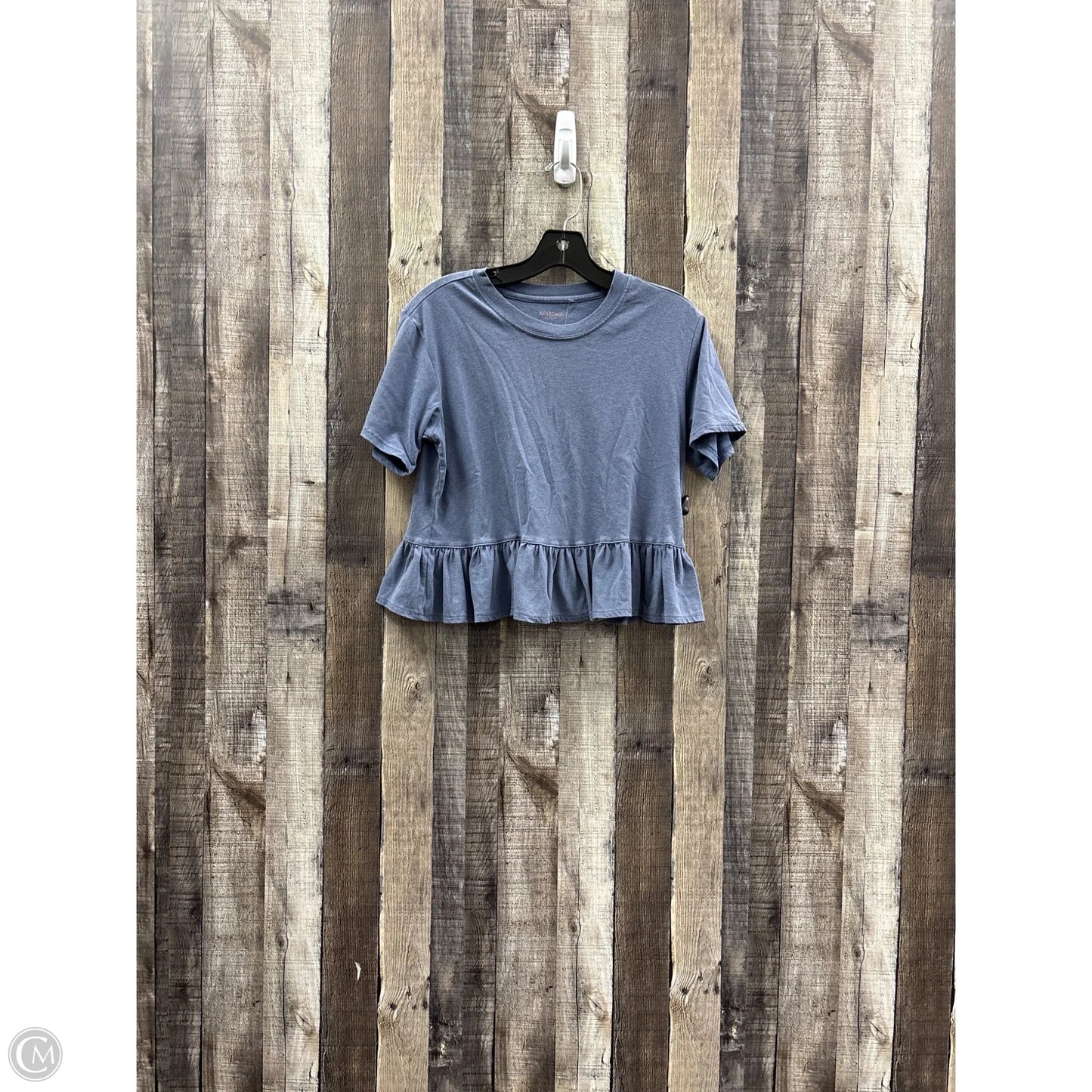 Top Short Sleeve By Arizona In Blue, Size: S