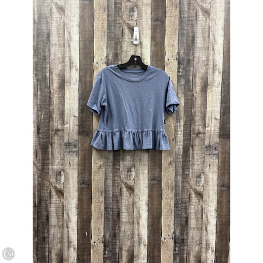 Top Short Sleeve By Arizona In Blue, Size: S