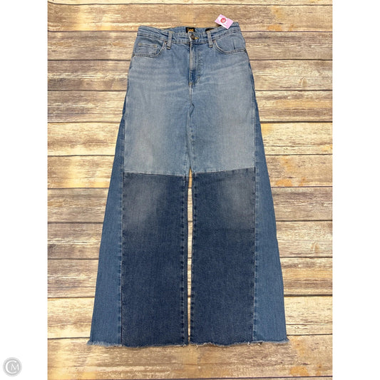 Jeans Flared By Lee In Blue, Size: 4