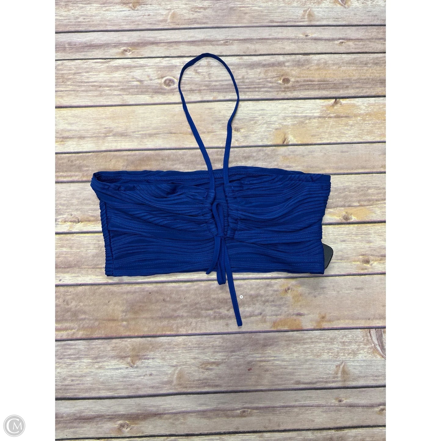 Top Sleeveless By Shein In Blue, Size: M