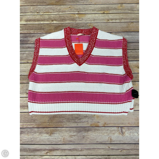 Vest Sweater By Olivaceous In Multi-colored, Size: M