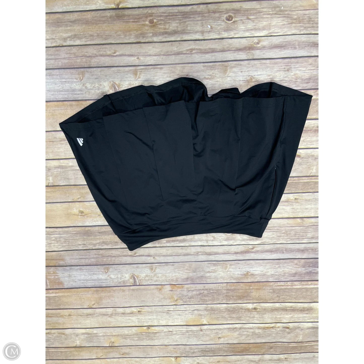 Athletic Skort By Adidas In Black, Size: L