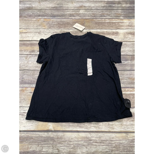 Top Short Sleeve By Universal Thread In Black, Size: M