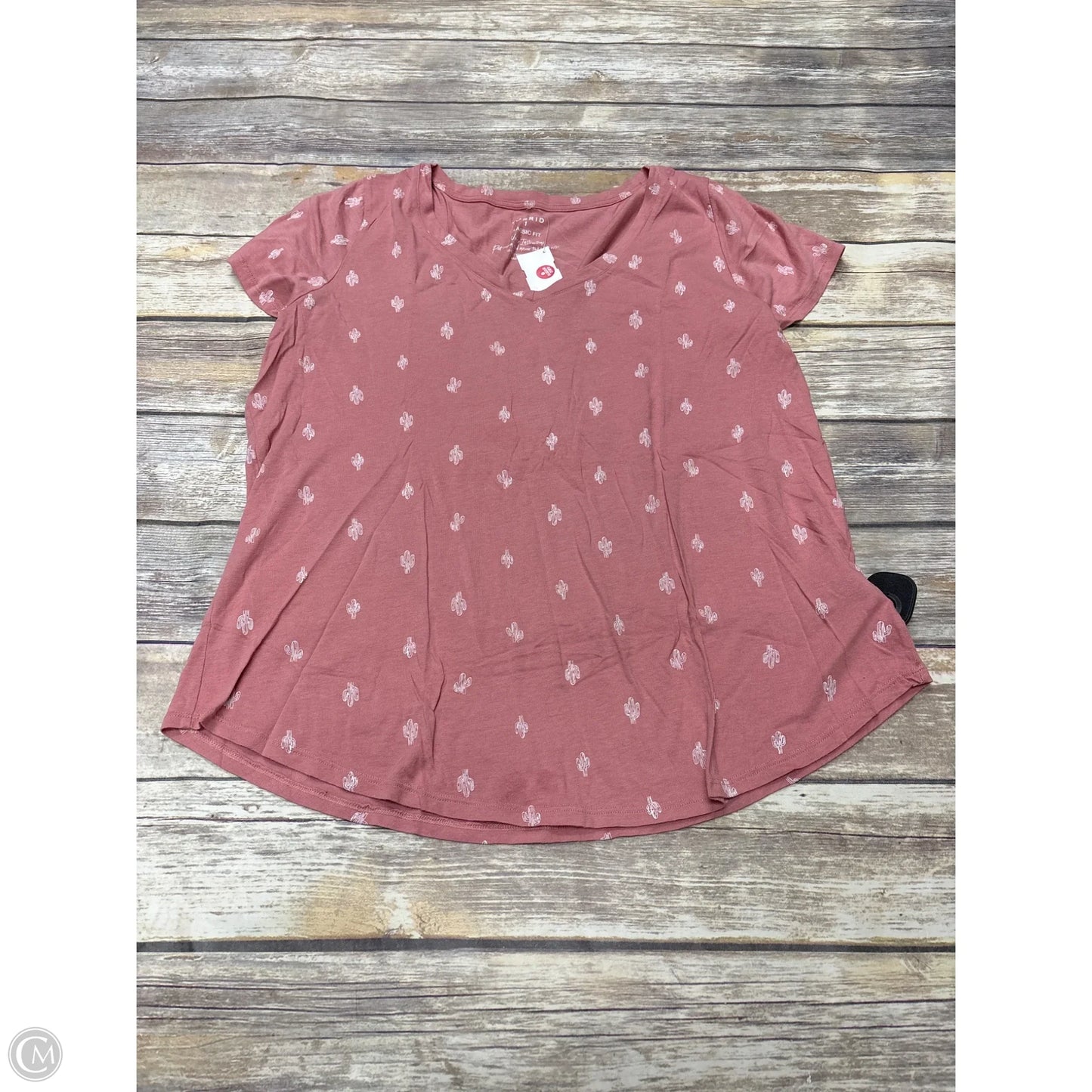 Top Short Sleeve By Torrid In Pink, Size: Xl