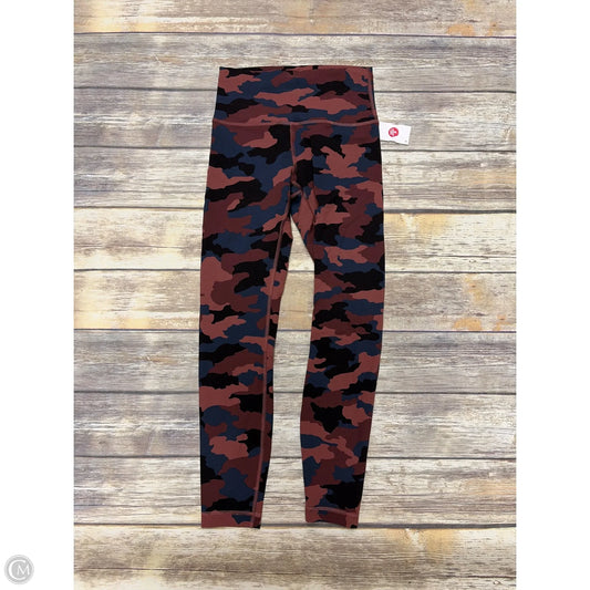 Athletic Leggings By Lululemon In Multi-colored, Size: 4