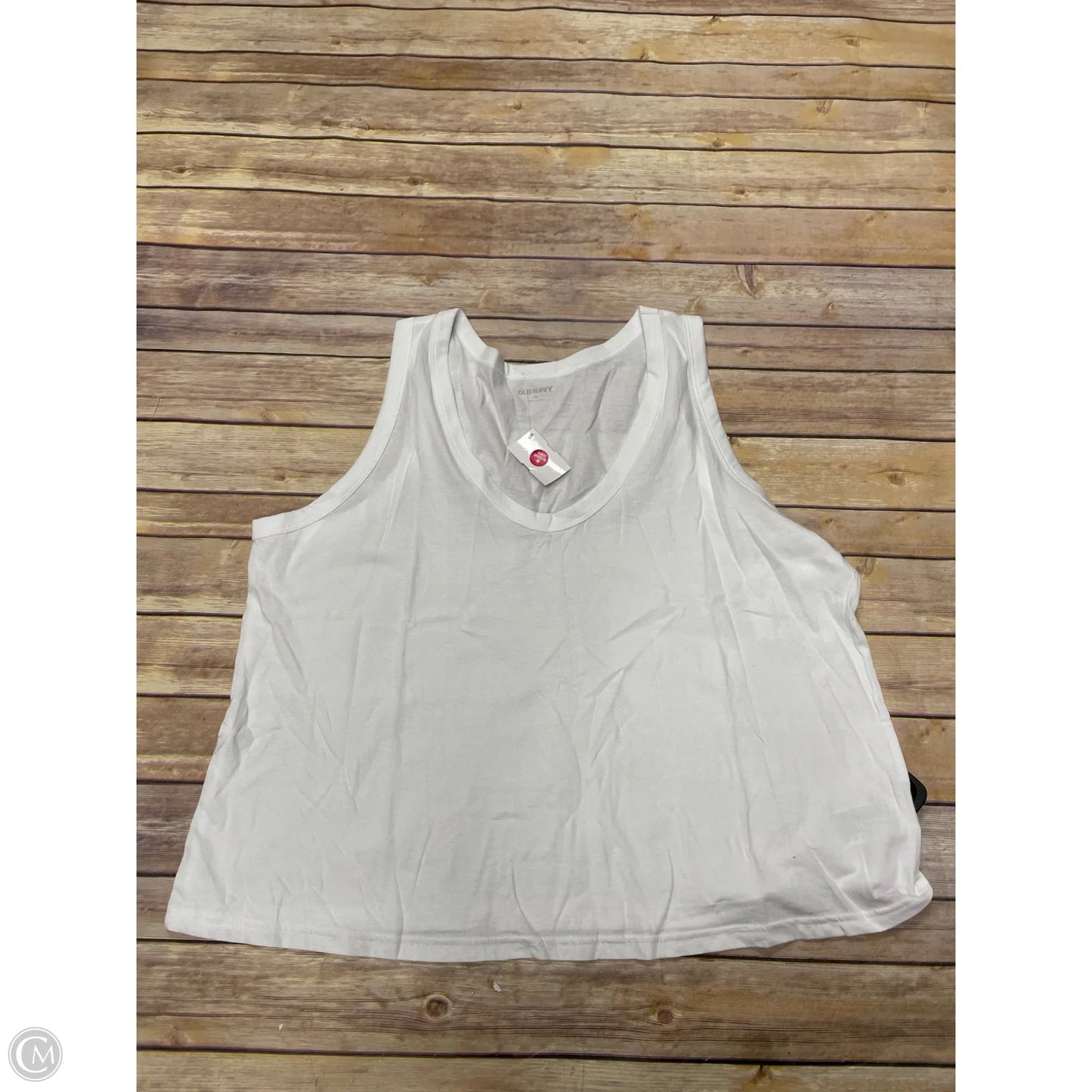 Tank Top By Old Navy In White, Size: 2x