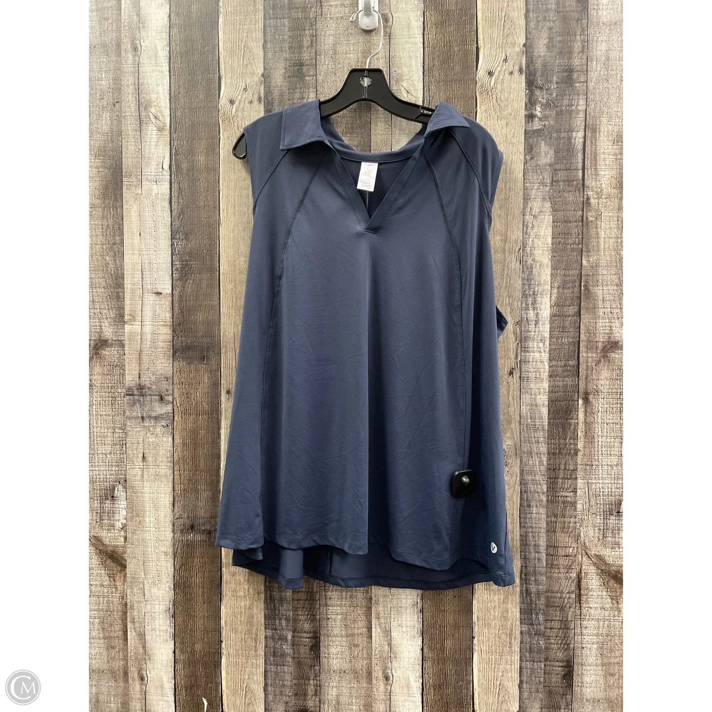 Athletic Tank Top By Livi Active In Navy, Size: 3x