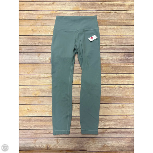 Athletic Leggings By Lululemon In Green, Size: 6