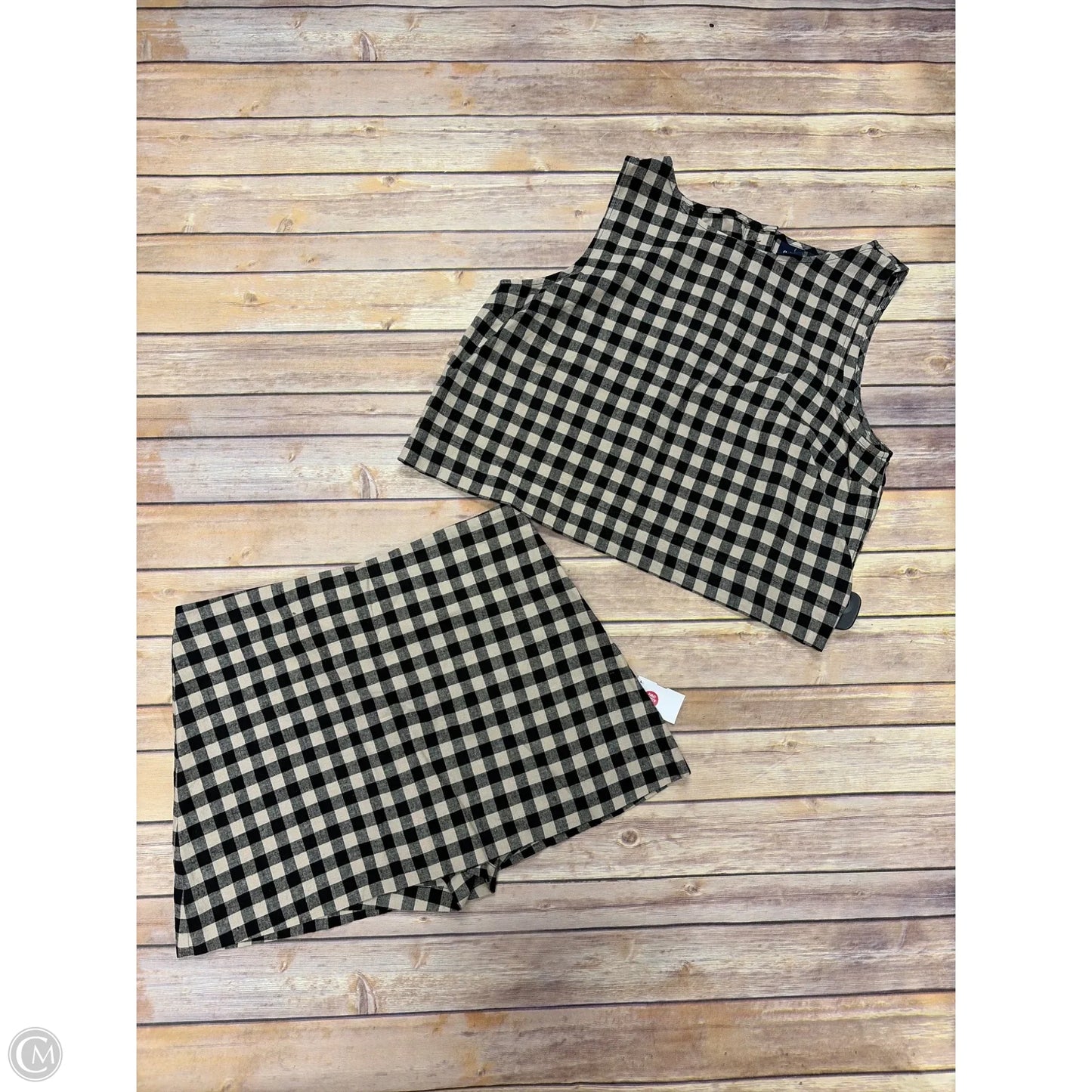 Skirt Mini & Short By Gap In Checkered Pattern, Size: M