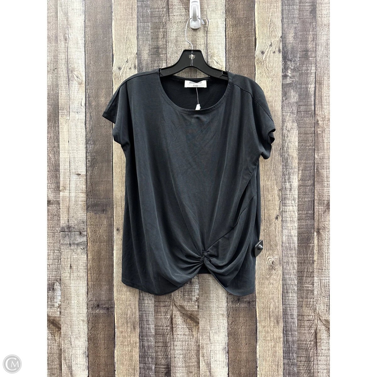 Top Short Sleeve By Double Zero In Grey, Size: S