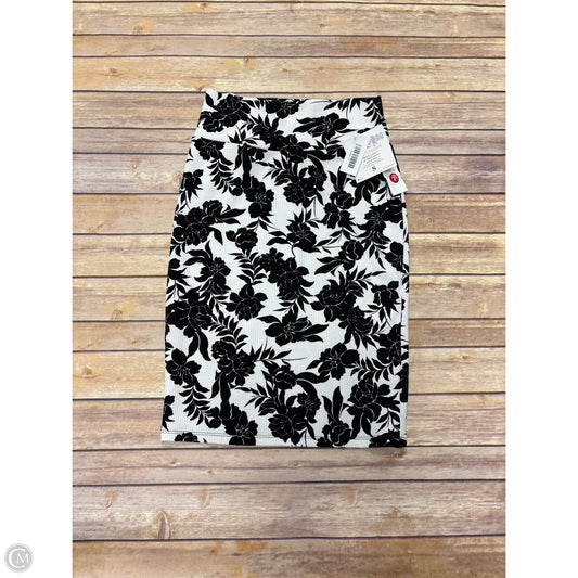 Skirt Midi By Lularoe In Black & White, Size: S