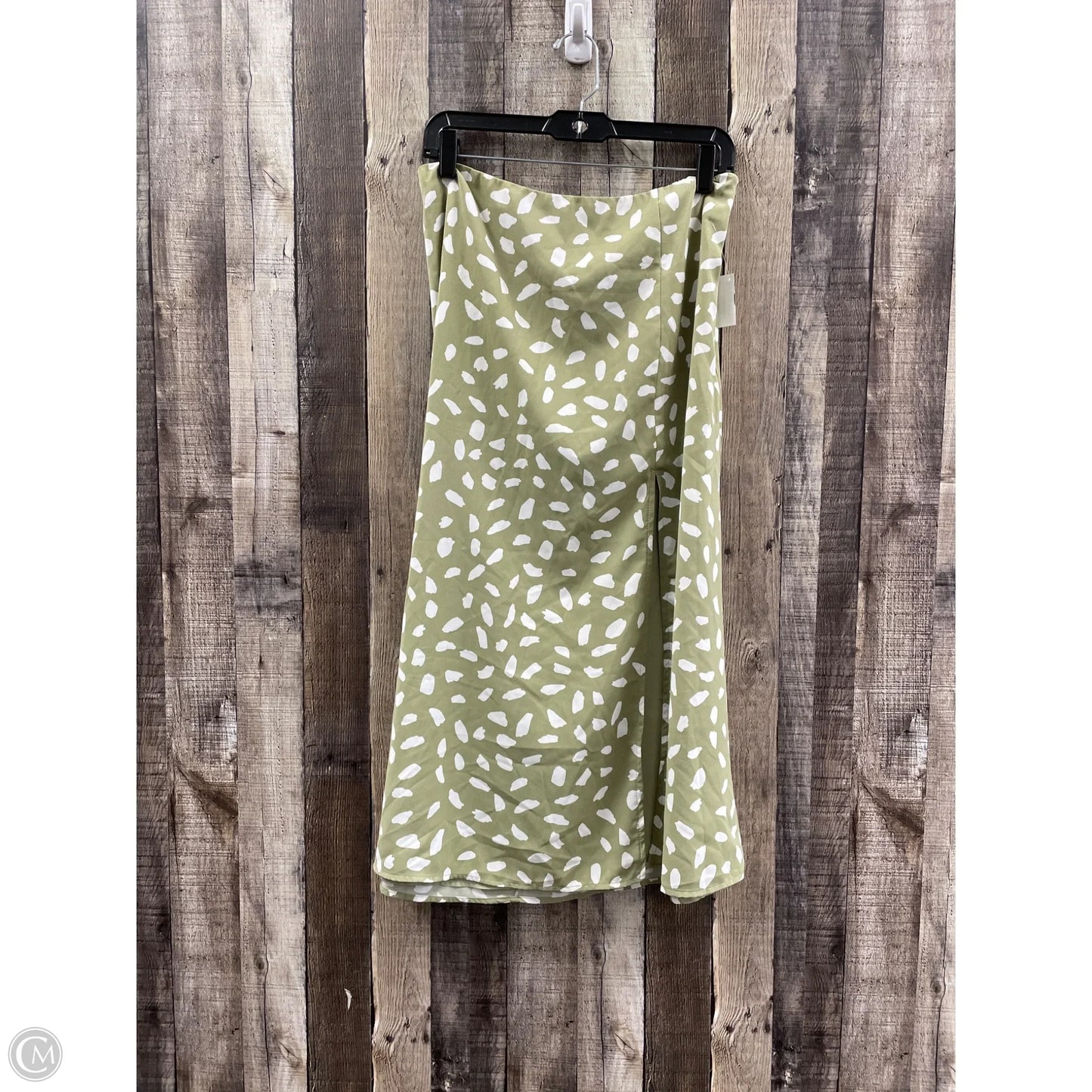 Skirt Midi By Cato In Green, Size: M