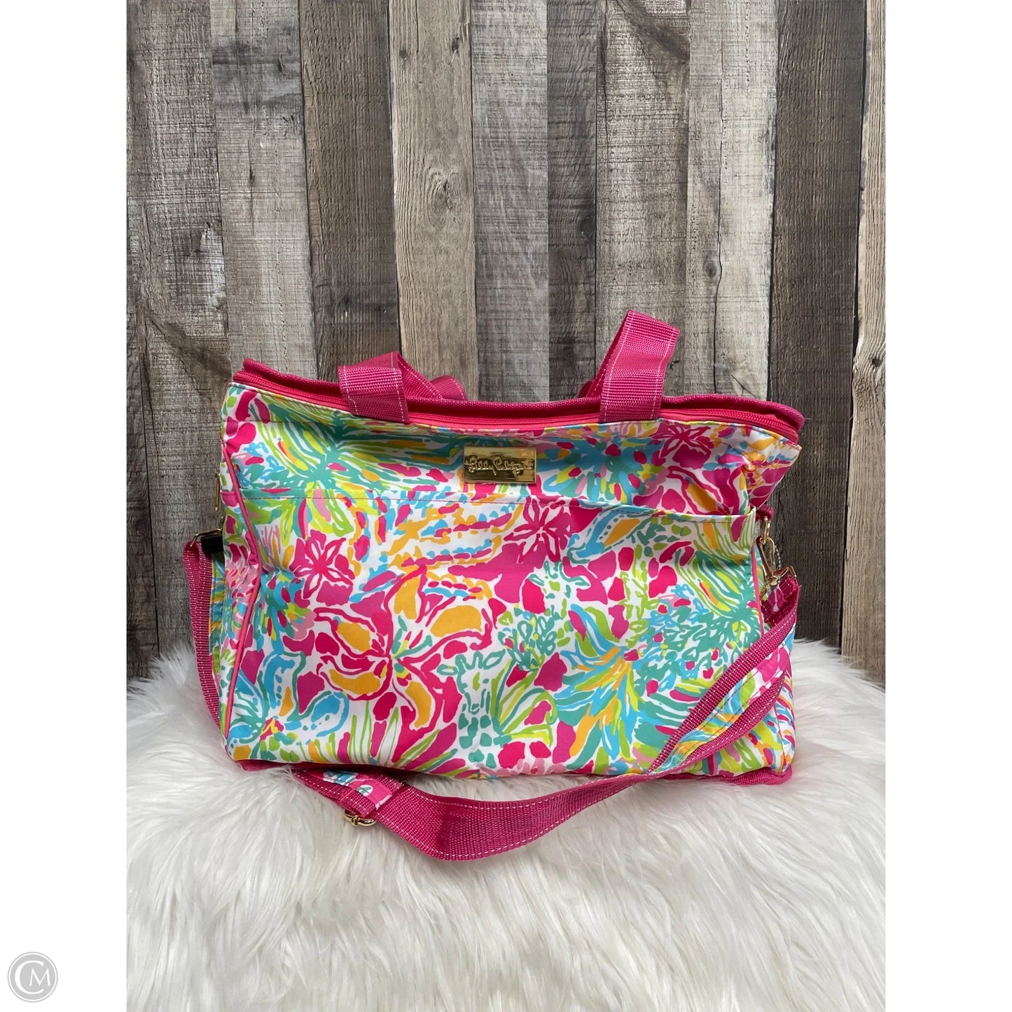 Duffle And Weekender Designer By Lilly Pulitzer, Size: Large