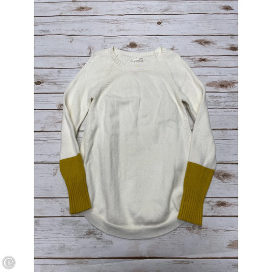 Top Long Sleeve By Anthropologie In Cream, Size: Xs