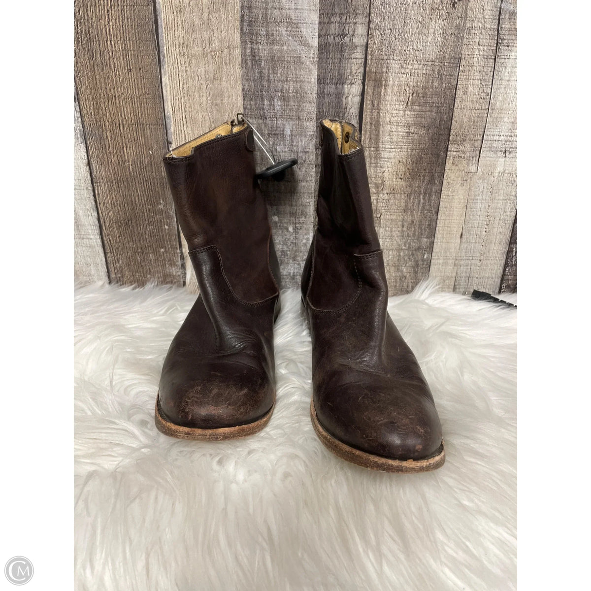 Boots Designer By Frye In Brown, Size: 8
