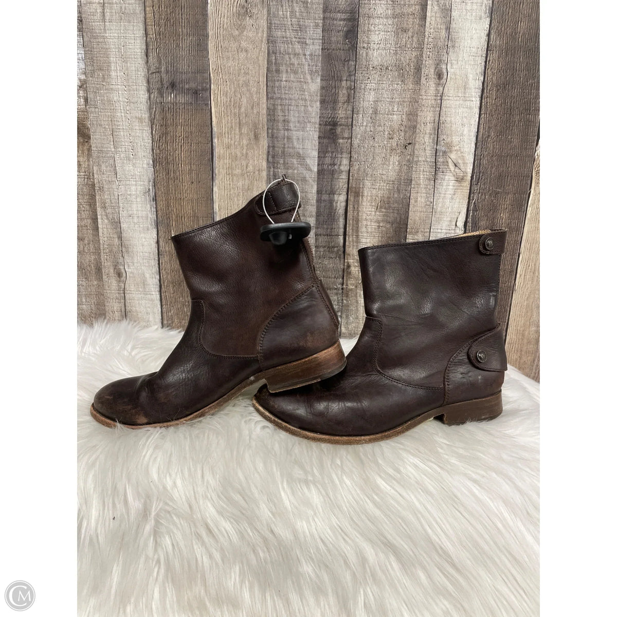Boots Designer By Frye In Brown, Size: 8