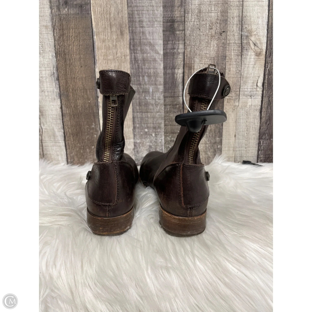 Boots Designer By Frye In Brown, Size: 8