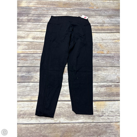 Athletic Leggings By Danskin In Black, Size: Xl