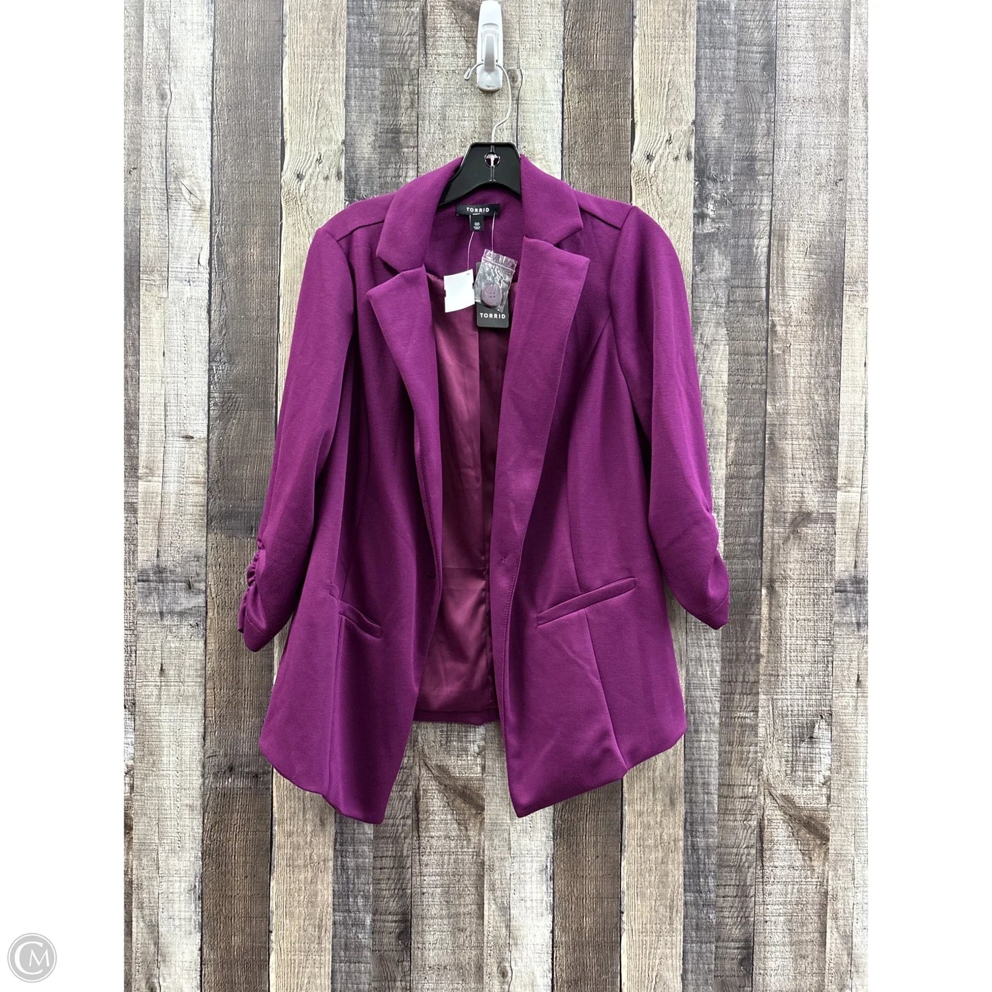 Blazer By Torrid In Purple, Size: M