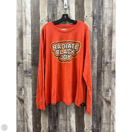 Top Long Sleeve By Target In Orange, Size: Xxl