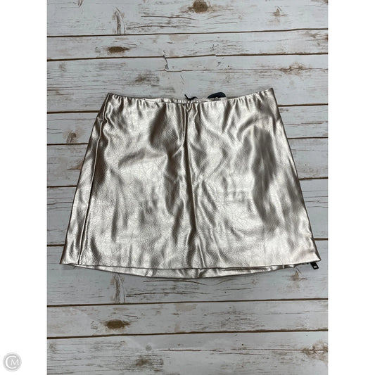 Skirt Midi By Future Collective In Gold, Size: Xs